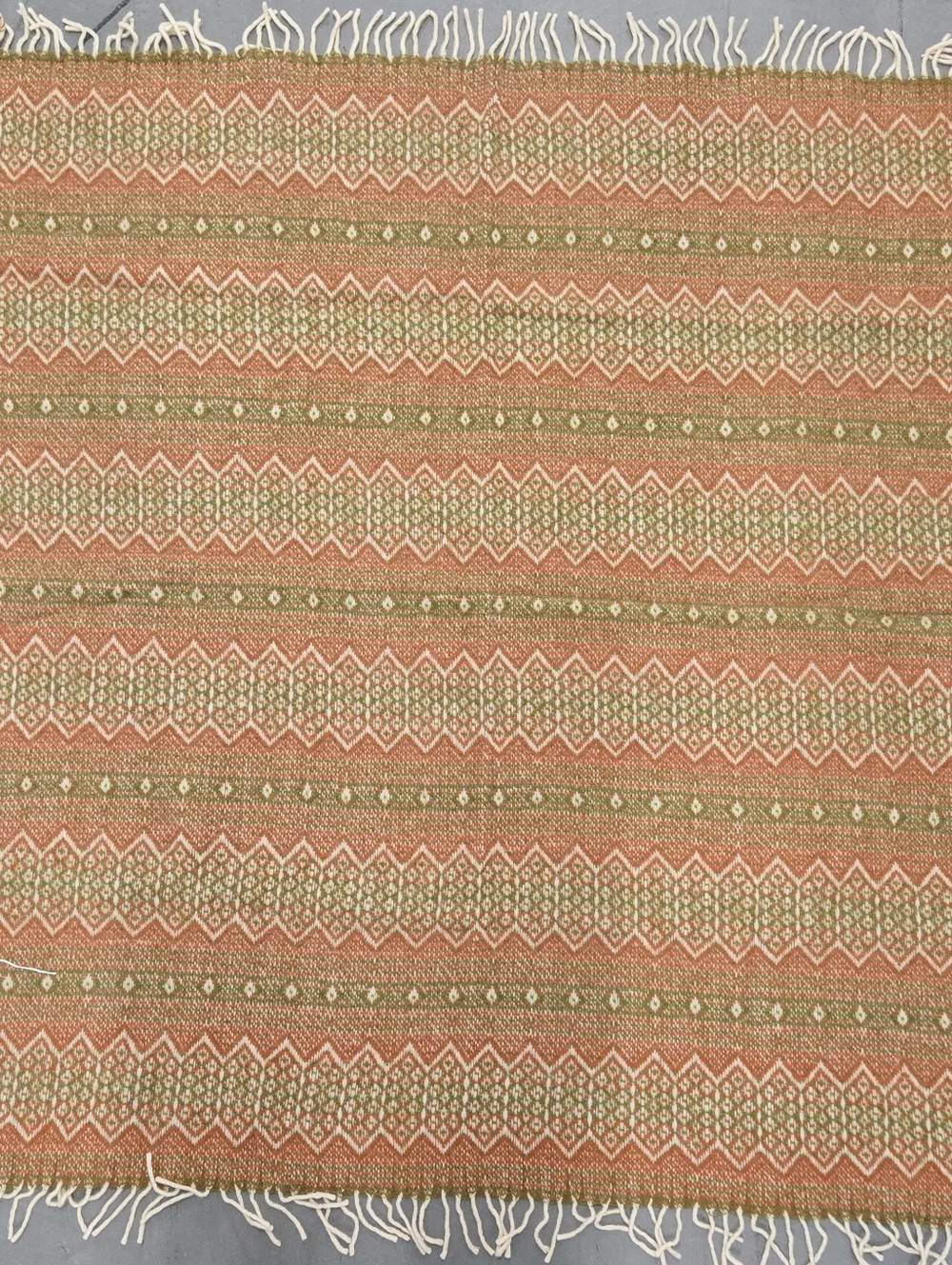 NWT Faribo 100% Wool‎ Fringed Blanket
